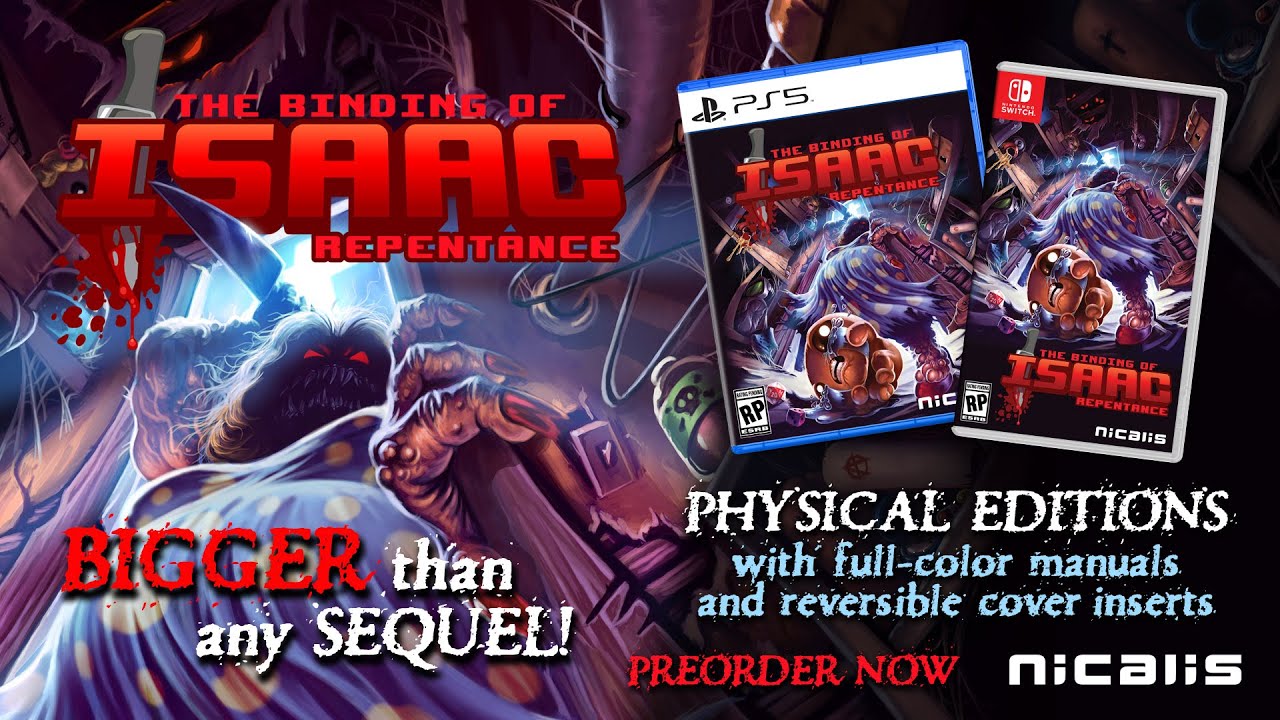 The Binding of Isaac: Repentance Physical Edition Teaser Trailer