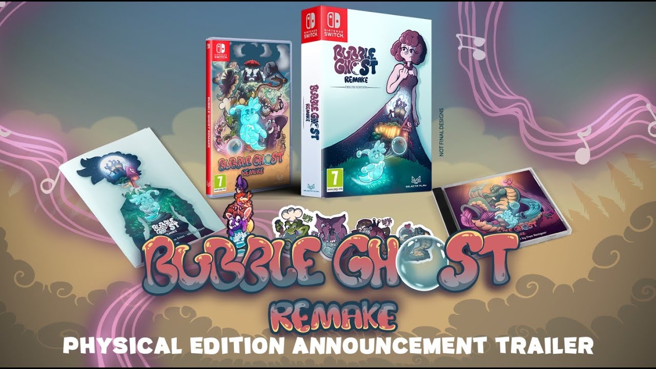 Bubble Ghost Remake | Physical Edition Announcement Trailer