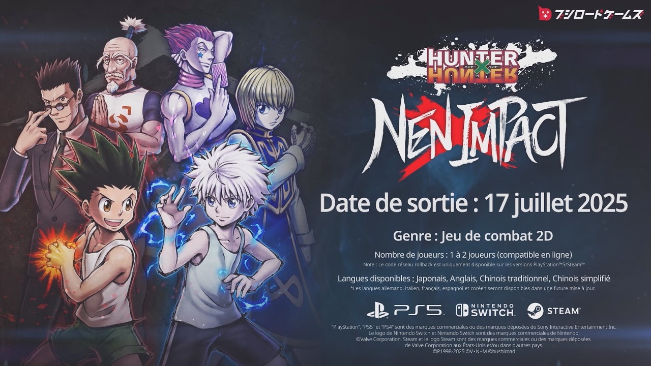 HUNTERxHUNTER NENxIMPACT - Annonce de la date de sortie