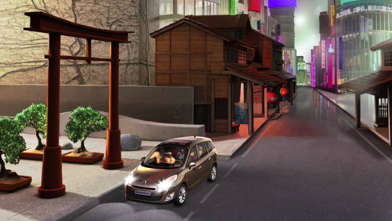Grand Scénic et les Lapins Crétins  le Japon ! [FR]
