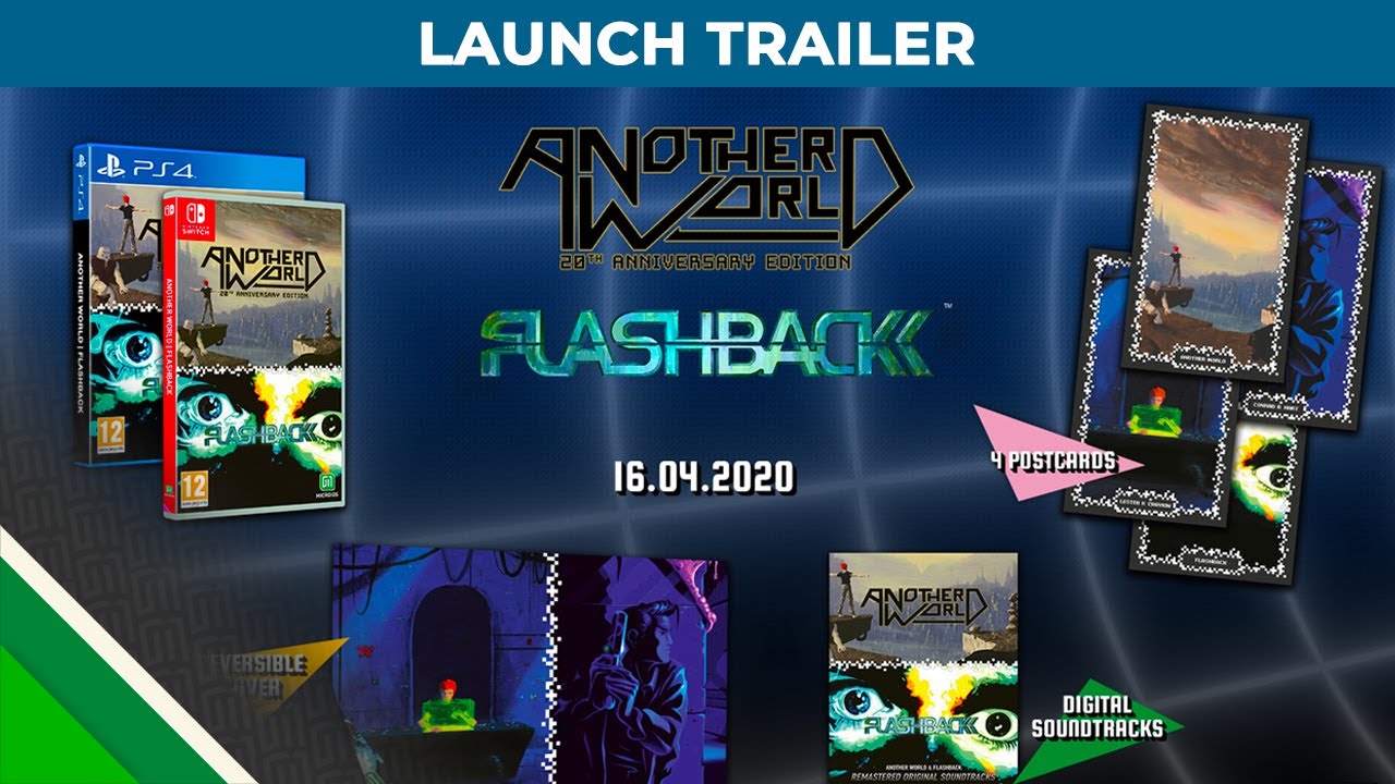 Another World & Flashback l Launch Trailer l Microids, Dotemu, The Digital Lounge, Paul C et Éric C