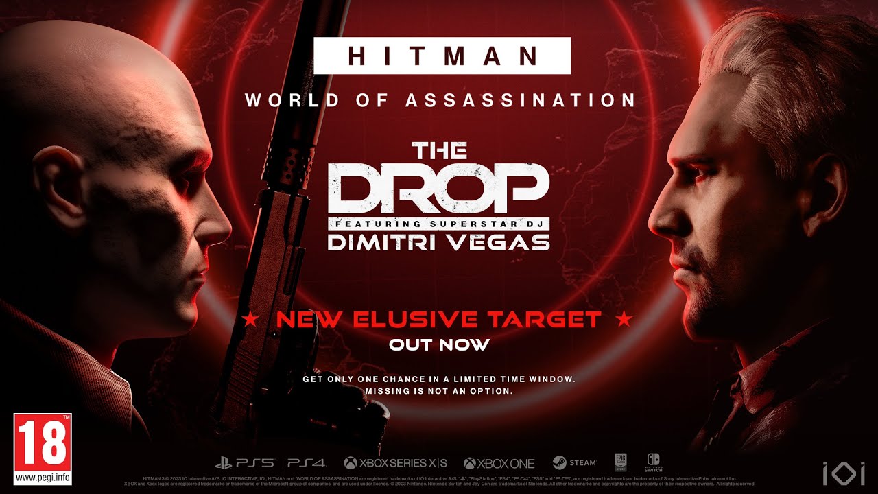 HITMAN World of Assassination - Elusive Target The Drop (featuring Dimitri Vegas) Mission Briefing