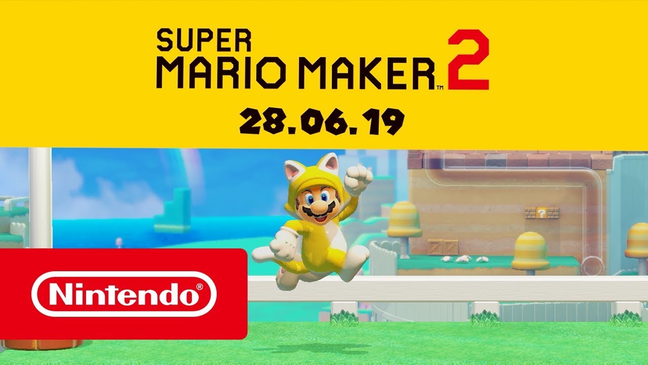 Super Mario Maker 2 - bande-annonce de la date de sortie (Nintendo Switch)