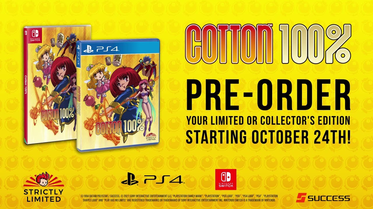 Cotton 100% - Limited & Collector's Editions Announcement