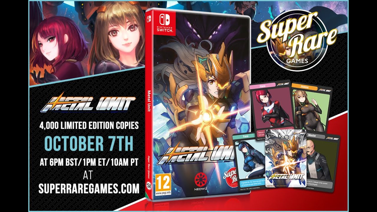 Metal Unit 🦾 Nintendo Switch trailer 🤘 Super Rare Games