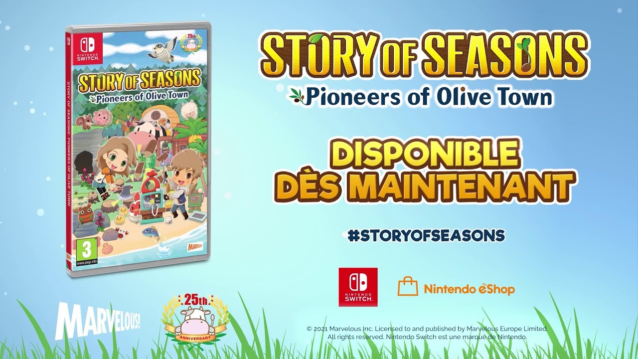 STORY OF SEASONS : Pioneers of Olive Town - Bande-annonce de lancement - Racontez votre histoire