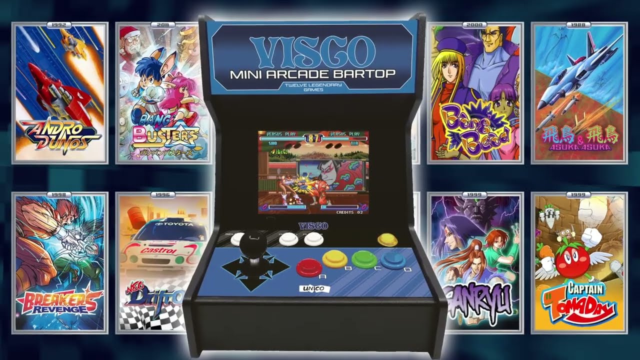VISCO Mini Arcade Bartop Teaser | PixelHeart - Blazepro - Unico
