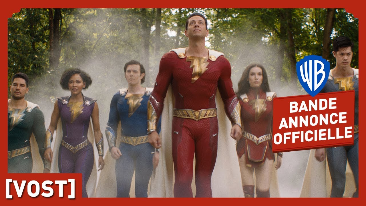 SHAZAM! LA RAGE DES DIEUX  – Bande-annonce officielle #1 (VOST) - Zachary Levi