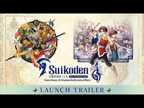 Suikoden I&II HD Remaster Gate Rune and Dunan Unification Wars | Launch Trailer