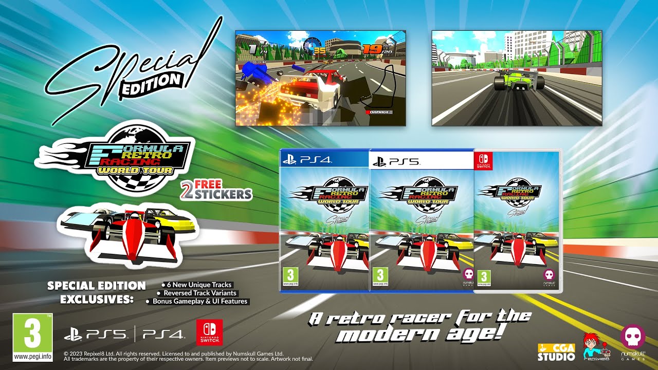 Formula Retro Racing World Tour Special Edition - Announcement Trailer