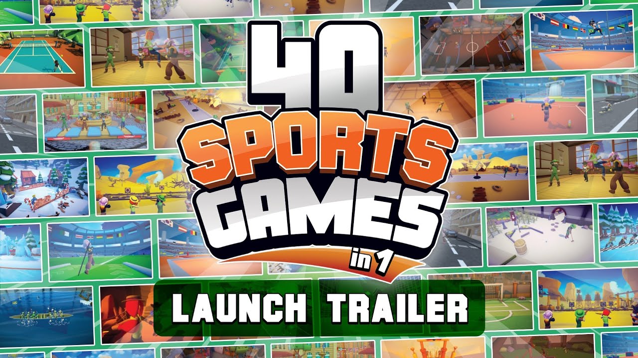 40 Sports Games in 1 – Official Launch Trailer | Nintendo Switch, PS5, PS4