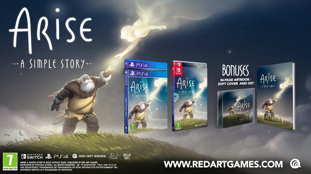 Arise: A Simple Story | Deluxe Edition | Nintendo Switch and PlayStation 4!