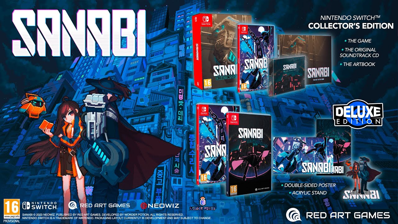SANABI | Deluxe & Collector's Edition | Nintendo Switch