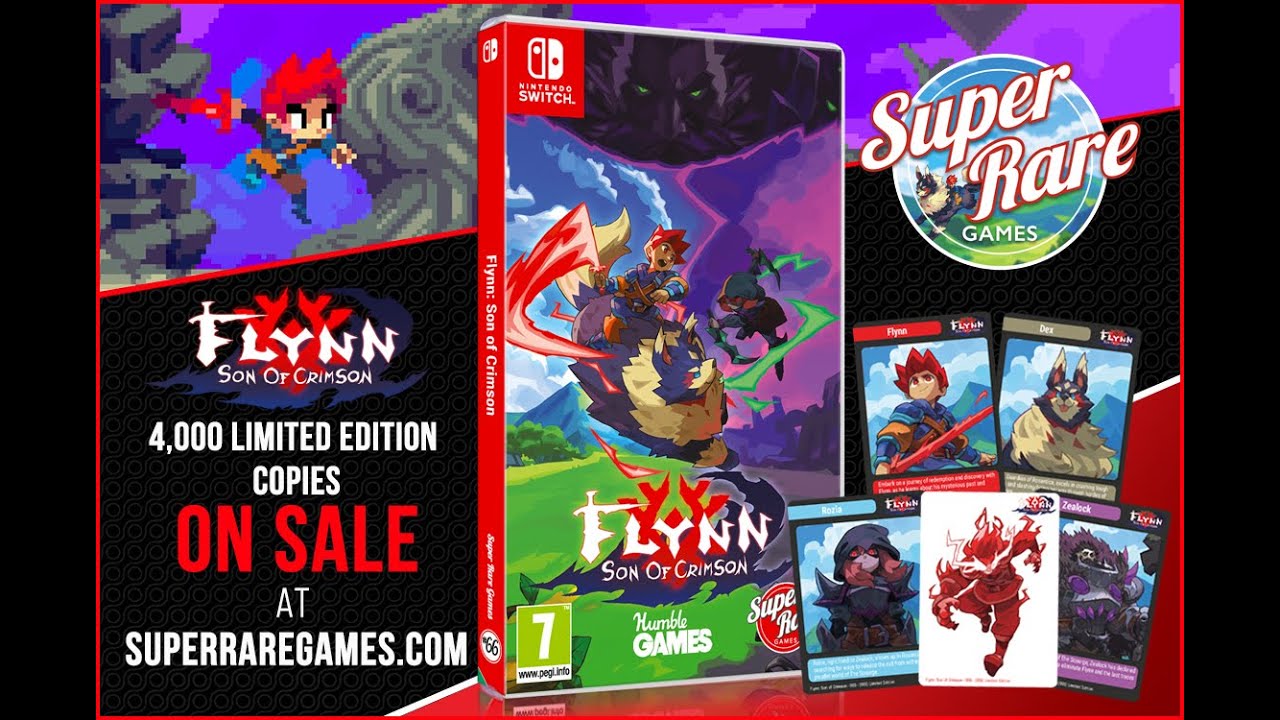 Flynn: Son of Crimson ⚔️ Nintendo Switch trailer 🐺  Super Rare Games