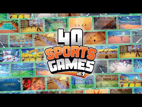 40 Sports Games in 1 - Coming August 28th!