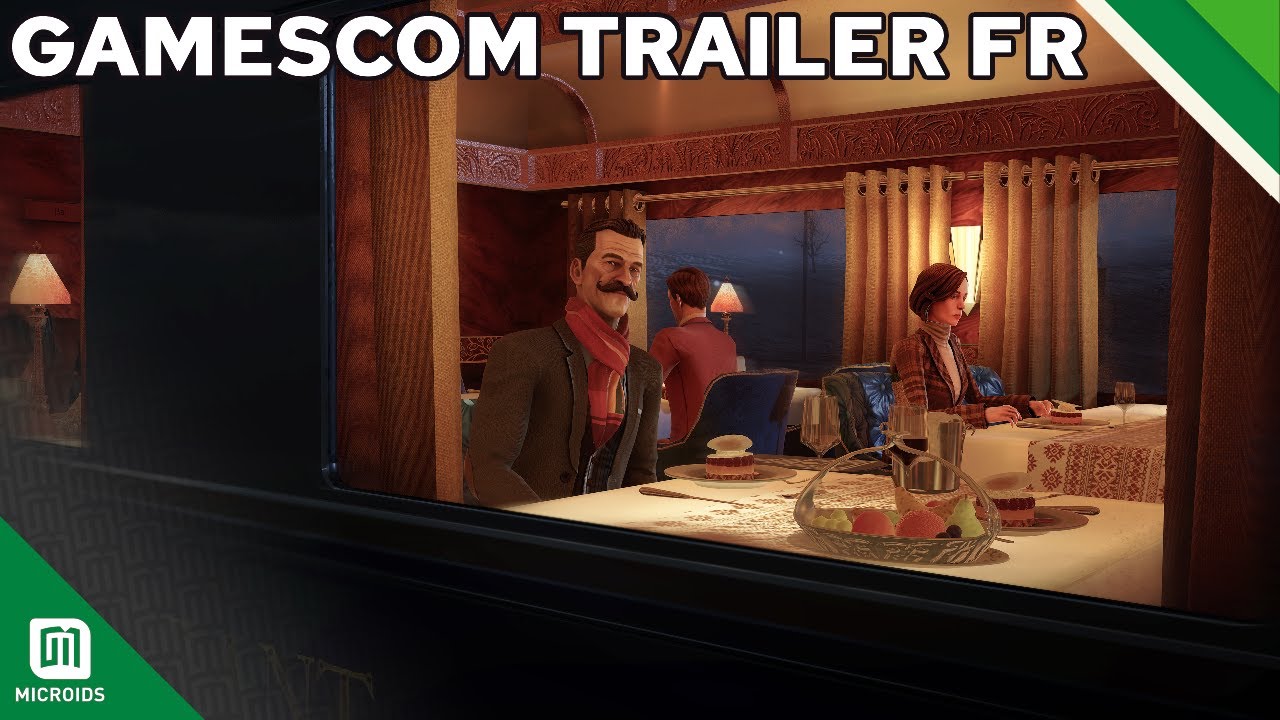 Hercule Poirot : Le Crime de l'Orient-Express - Gamescom Trailer - Microids Studio Lyon