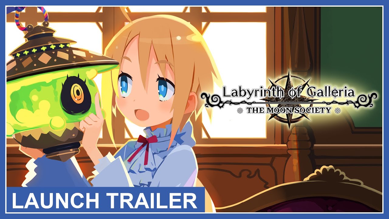 Labyrinth of Galleria: The Moon Society - Launch Trailer (Nintendo Switch, PS4, PS5, PC)