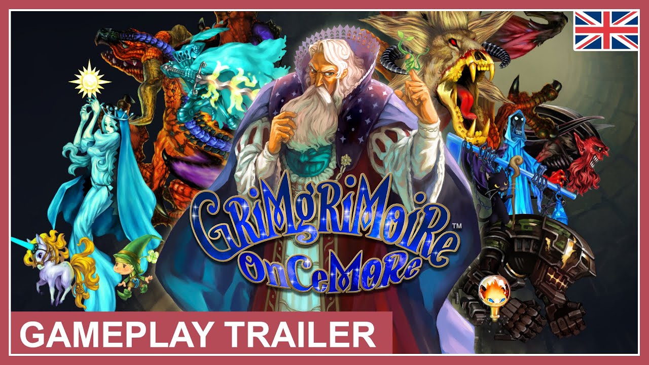 GrimGrimoire OnceMore - Gameplay Trailer (PS4, PS5, Nintendo Switch) (EU - English)