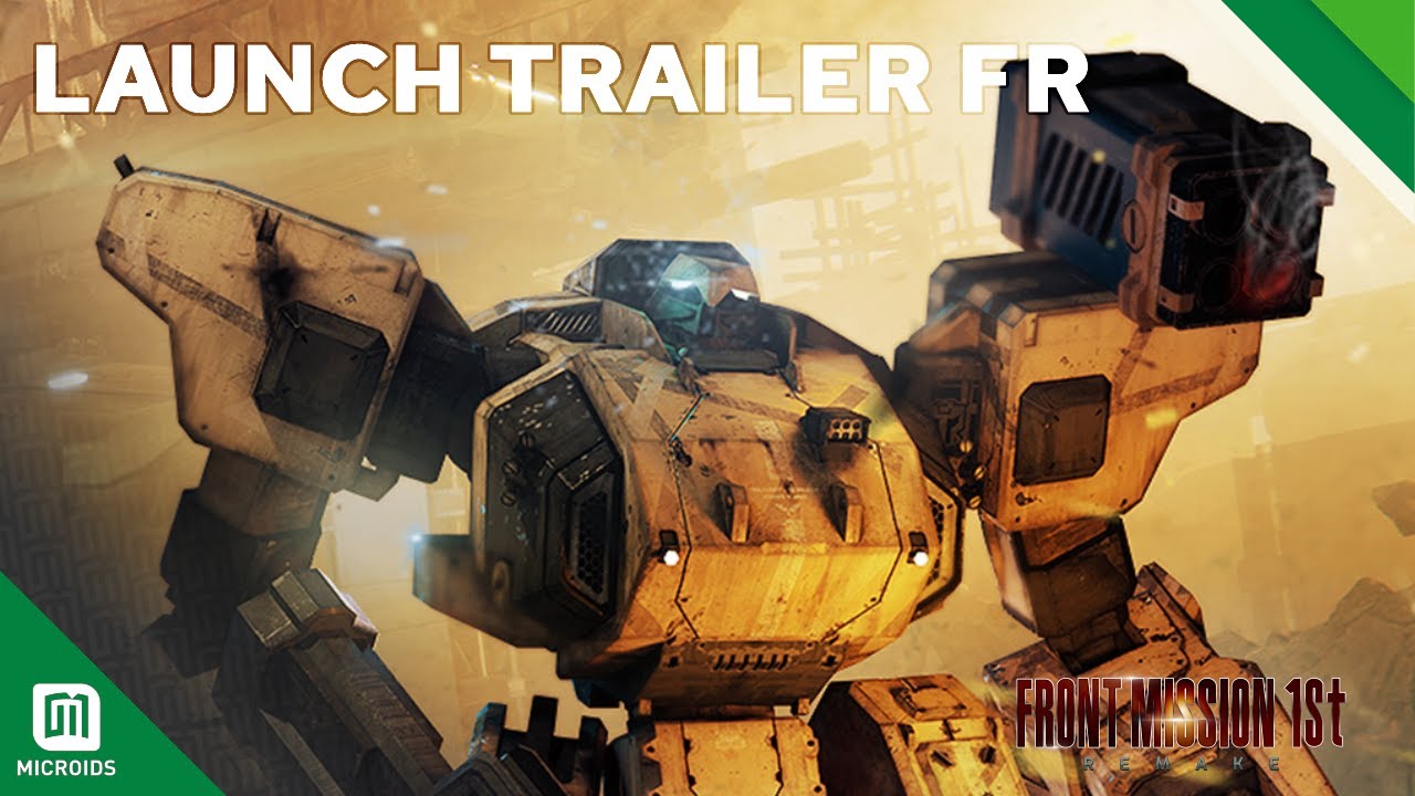 Front Mission 1St Remake | Launch Trailer FR | Forever Entertainment, Square Enix & Microids