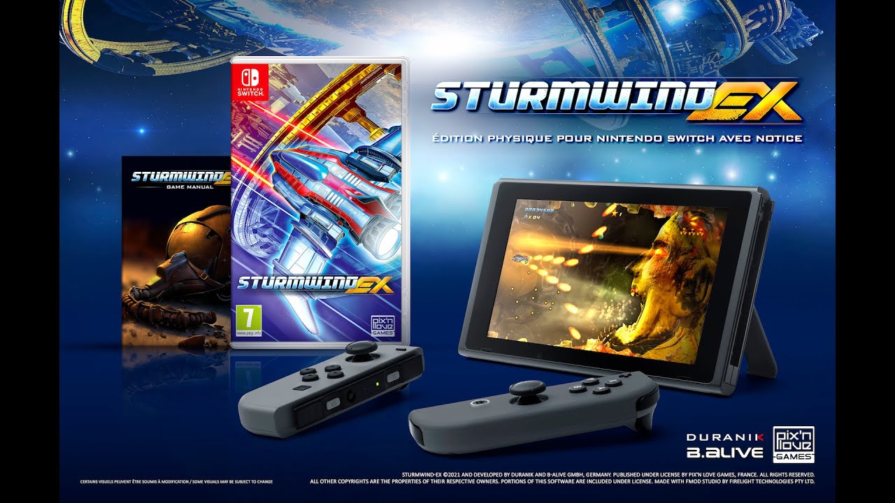 STURMWIND EX Trailer édition physique Nintendo Switch - PIX,N LOVE GAMES