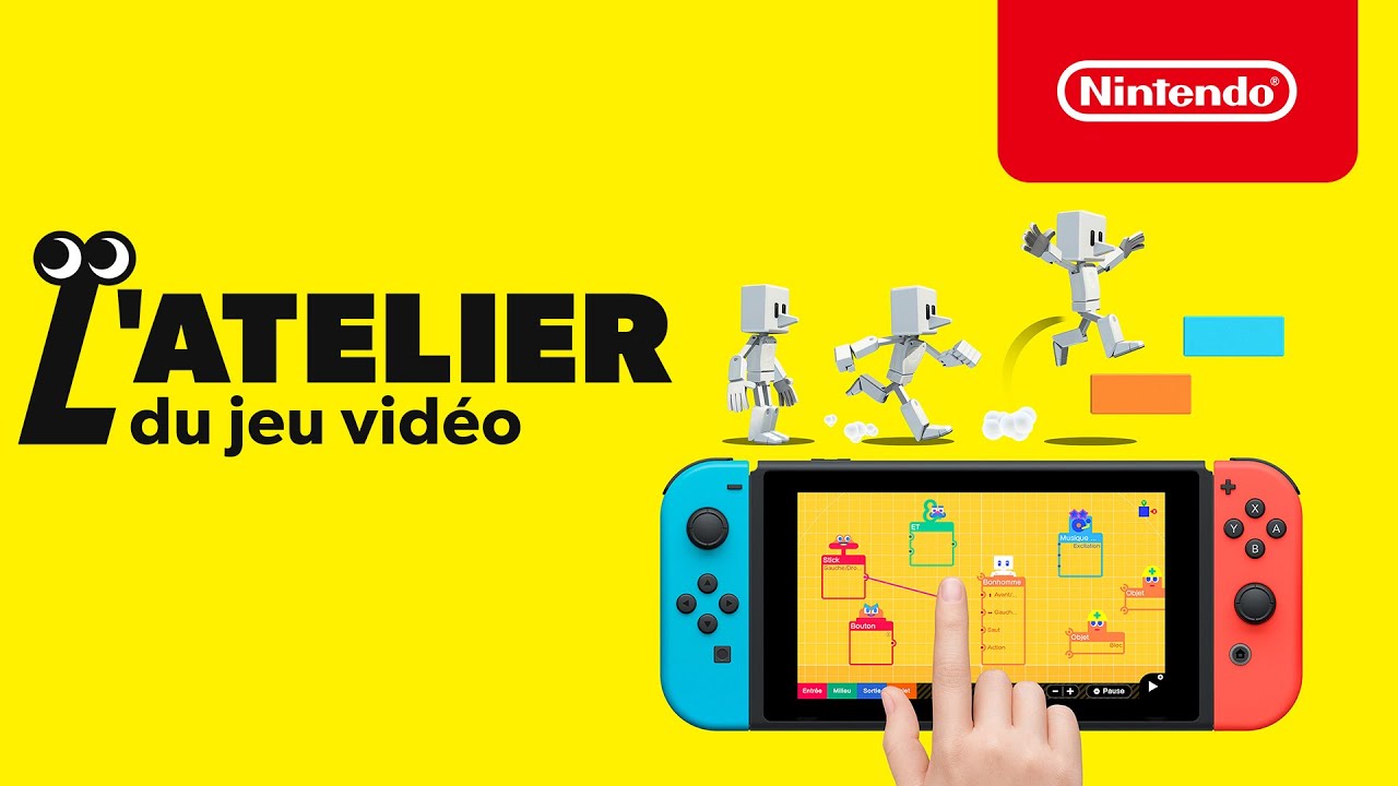 Plongez dans L'atelier du jeu vidéo (Nintendo Switch)