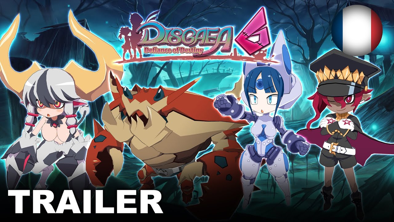 Disgaea 6: Defiance of Destiny - New Characters Trailer (Nintendo Switch) (EU - French)