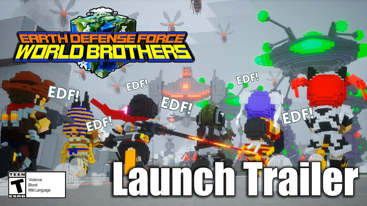 EARTH DEFENSE FORCE: WORLD BROTHERS - Launch Trailer