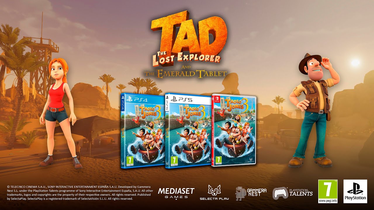 Tad The Lost Explorer and The Emerald Tablet - Gameplay Trailer