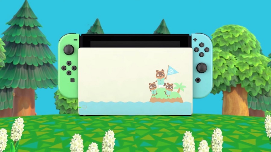 Une Switch aux couleurs d’Animal Crossing et des accessoires