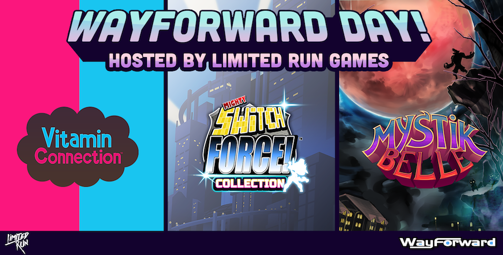 LRG annonce deux jeux WayForward sur Switch