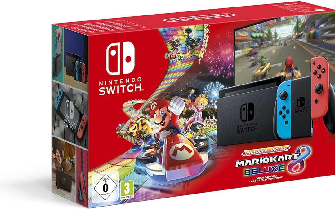 Console Nintendo Switch – Bundle Mario Kart 8 Deluxe *MAJ*