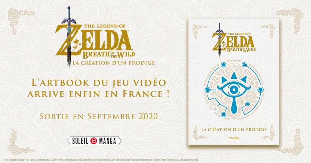 The Legend Of Zelda Breath Of The Wild Creation Prodige Soleil Manga