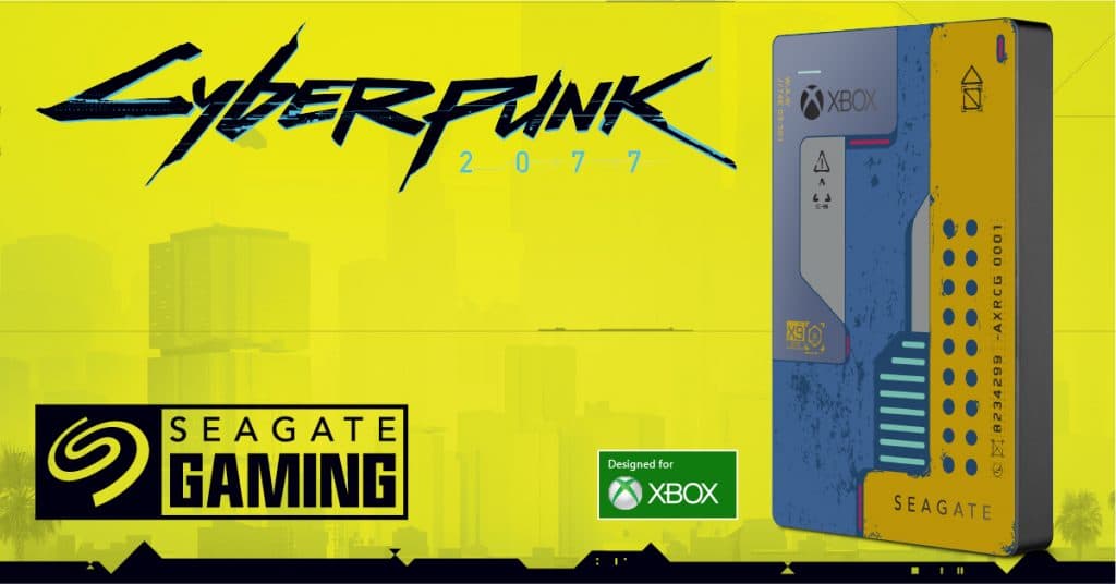 Seagate Gamedrive 2to Cyberpunk 2077 Header