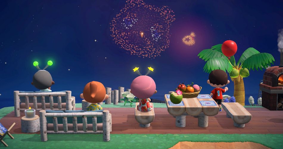 Animal Crossing New Horizons Feux Artifice