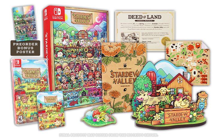 Stardew Valley Collector Switch Fangamer