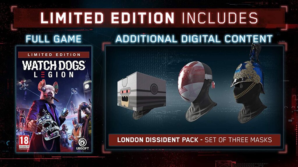 Watch Dogs Legion Edition Limitee