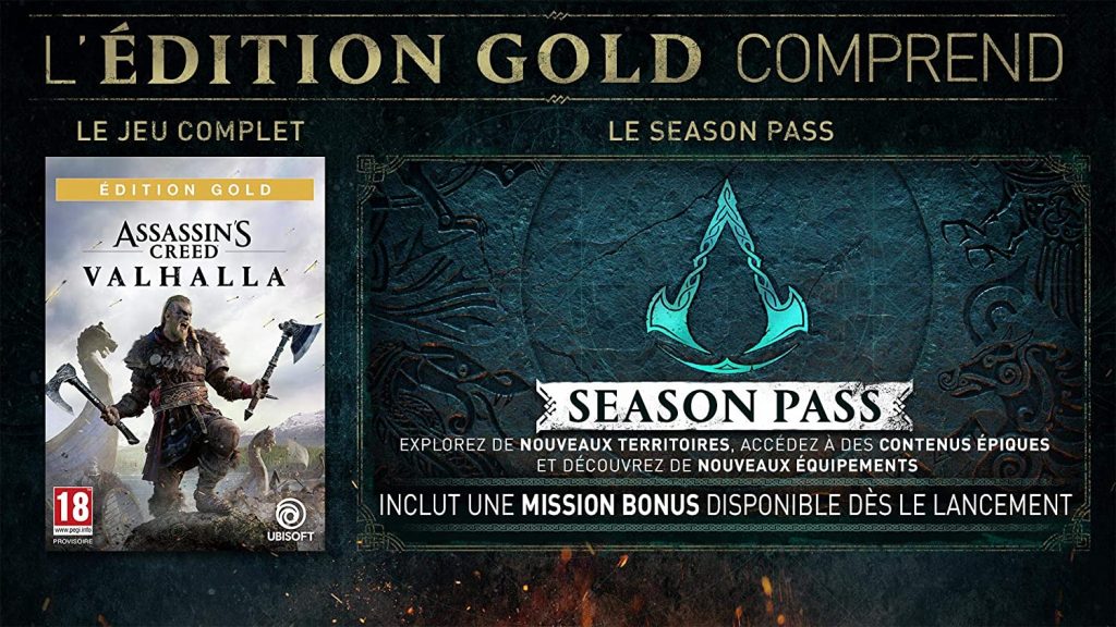 Assassins Creed Valhalla Edition Gold