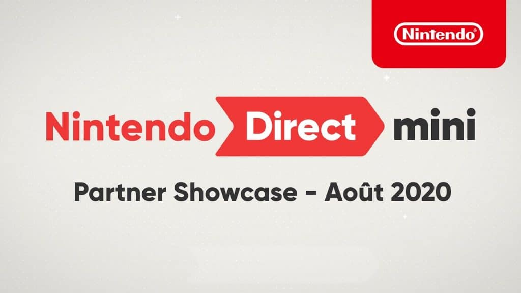Nintendo Direct Mini Partner Showcase Aout 2020