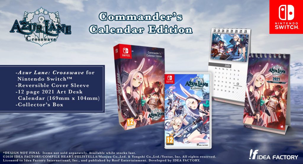 Azur Lane Crosswave Calendar Edition