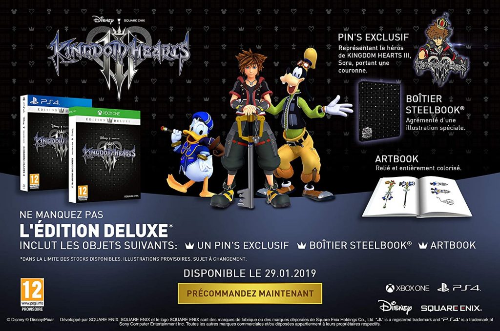 Kingdom Hearts 3 Edition Deluxe