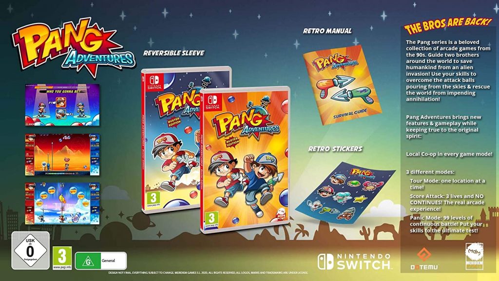 Pang Adventures Buster Edition Switch English
