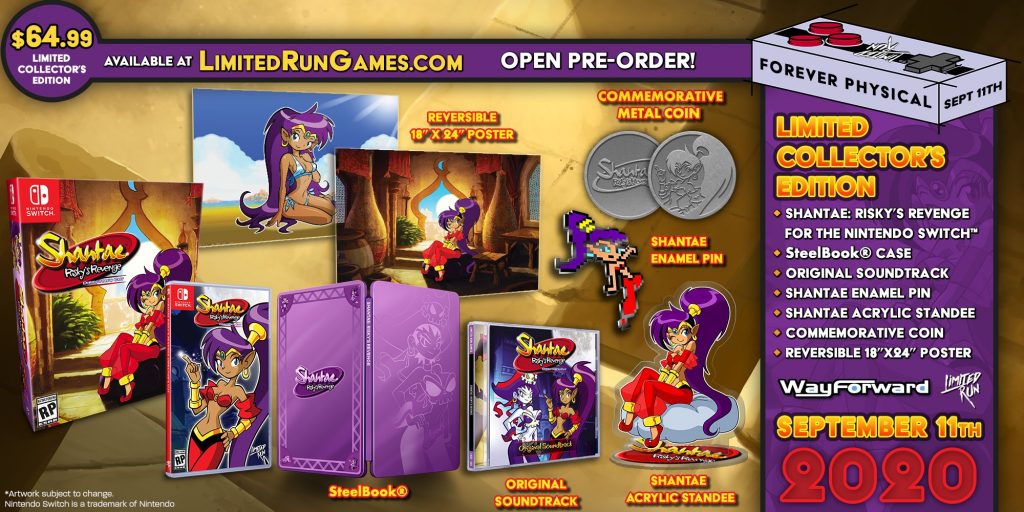 Shantae Risky Revenge Switch Lrg Collector