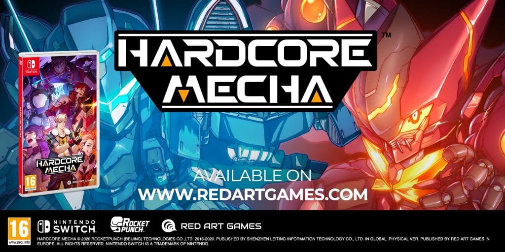 Hardcore Mecha Red Art Games
