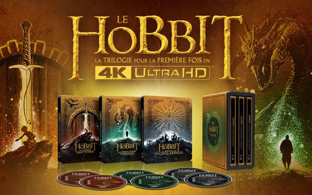 Coffret Trilogie Le Hobbit – Steelbook (Blu-ray 4K)