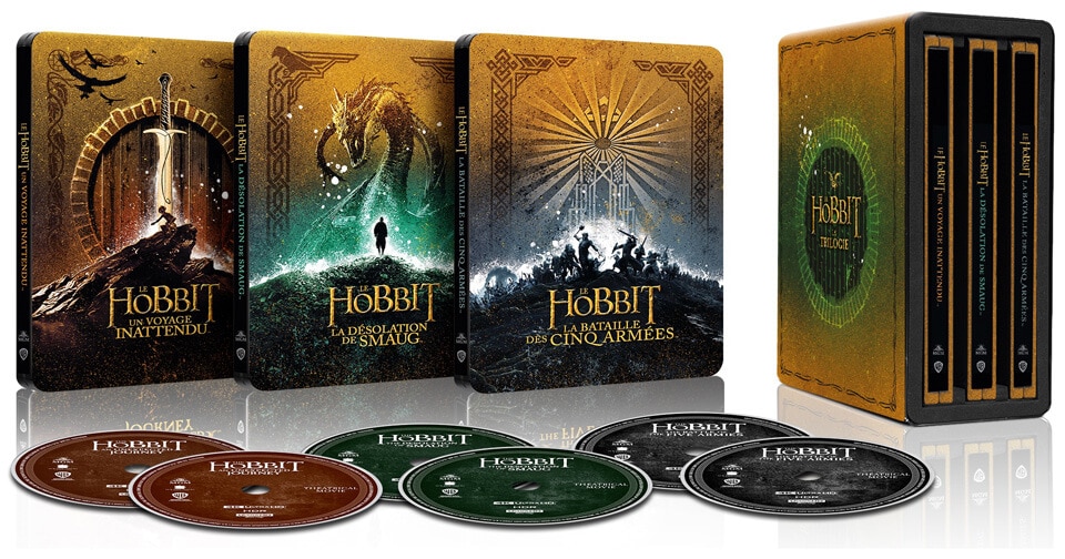 Le Hobbit Coffret Steebook 4k