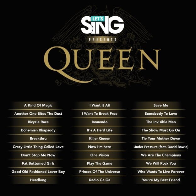 Lets Sing Queen Playlist