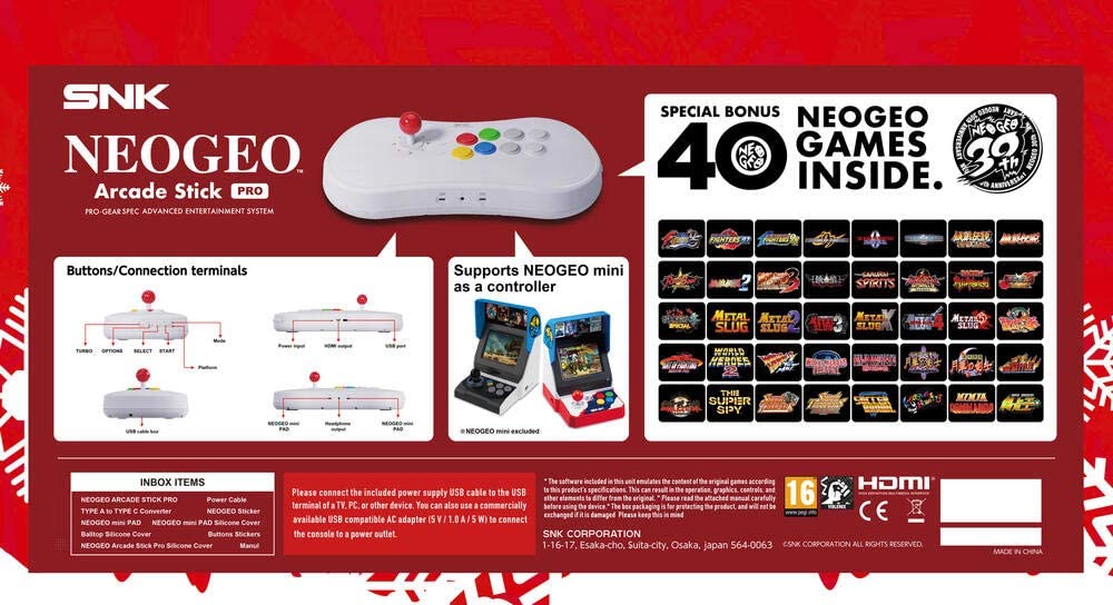Snk Neogeo Arcade Stick Pro