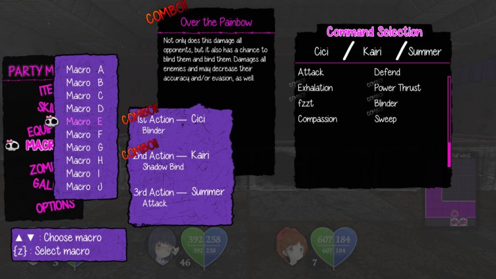 Undead Darlings Menu1