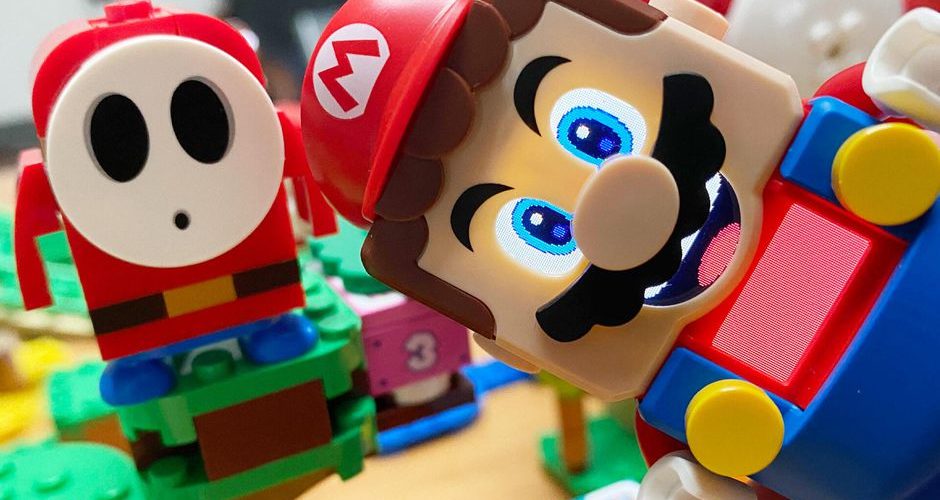 Lego Super Mario Closeup