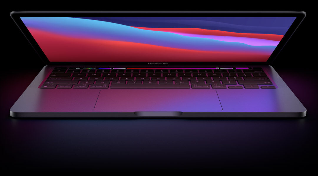 MacBook Pro 13″ Touch Bar Puce M1 (SSD 256 ou 512 Go)